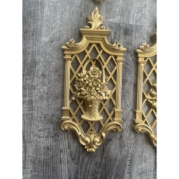 Dart Set (4) Four Seasons Wall Hangings Plaque Syrocco Plastic Retro MCM - Picture 2 of 12